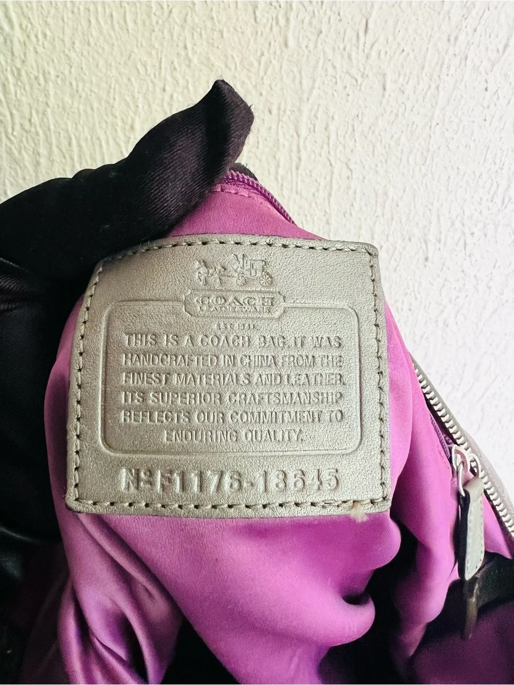 Coach Madison Op Art Signature Lindsey Satchel